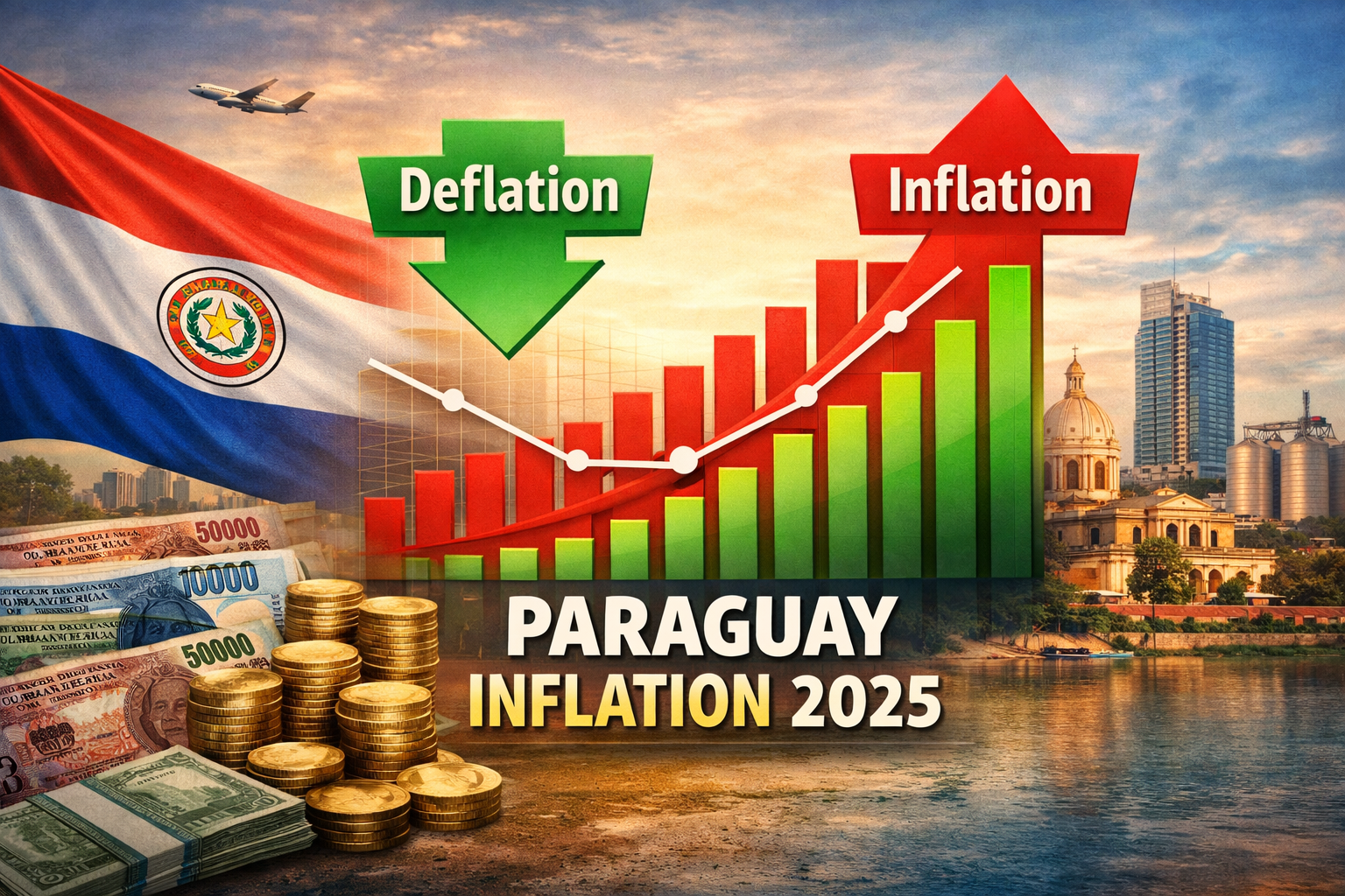 Paraguay’s Inflation Falls Due to Deflation