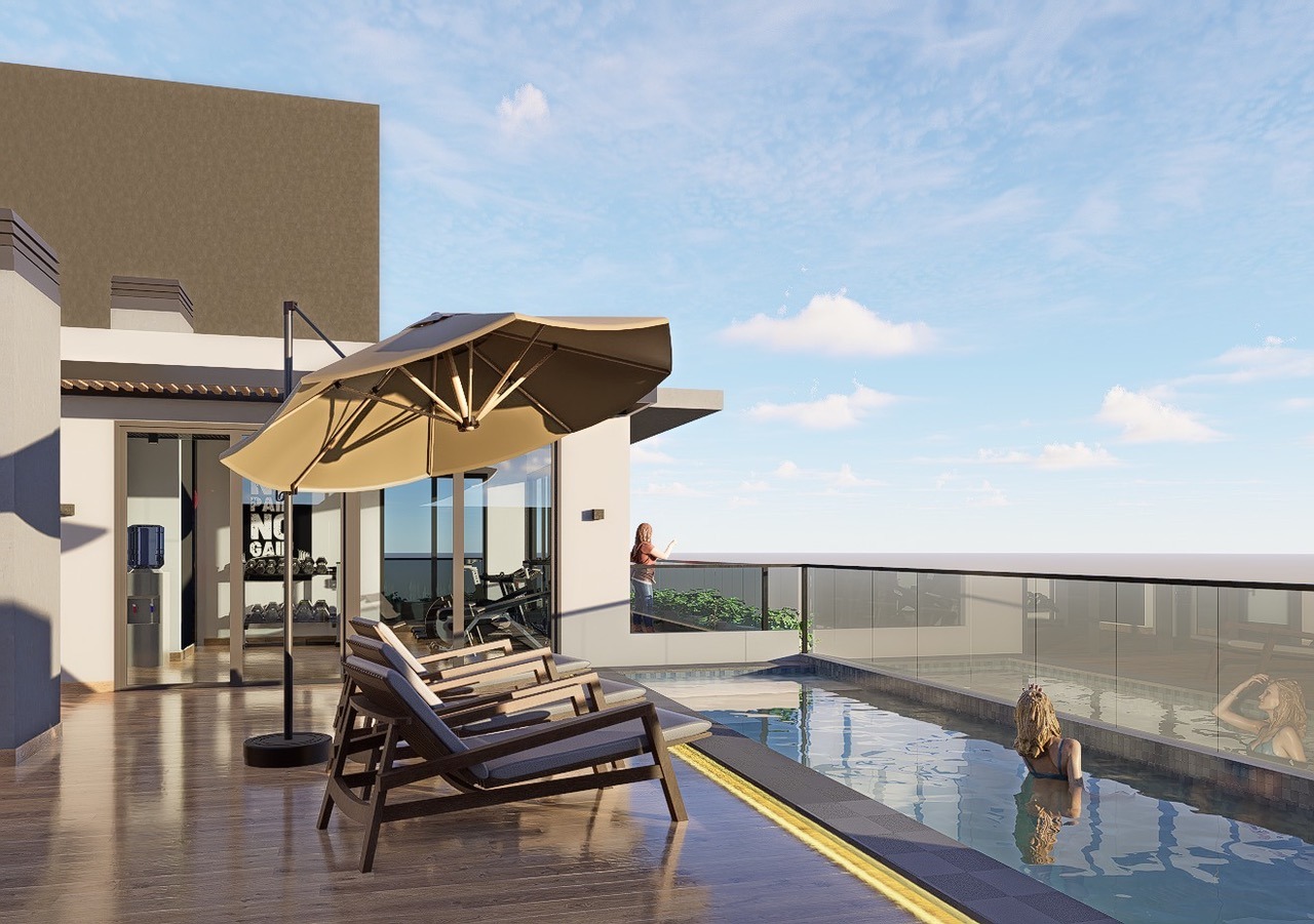 Poolterrasse Park Lofts Los Arboles